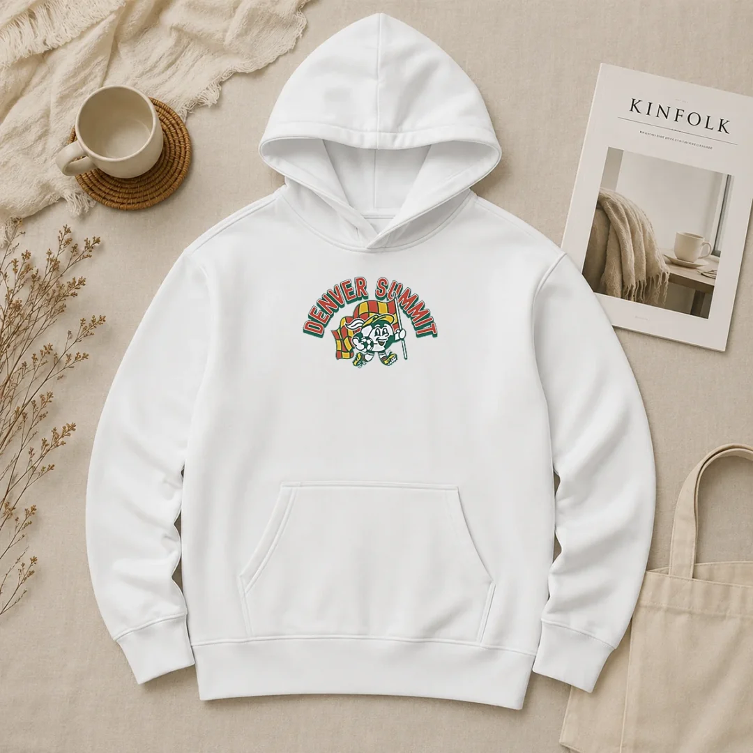 Pretty Denver Summit Mascot Soccer Ball Character Hoodie Pretty Denver Summit Mascot Soccer Ball Character Hoodie