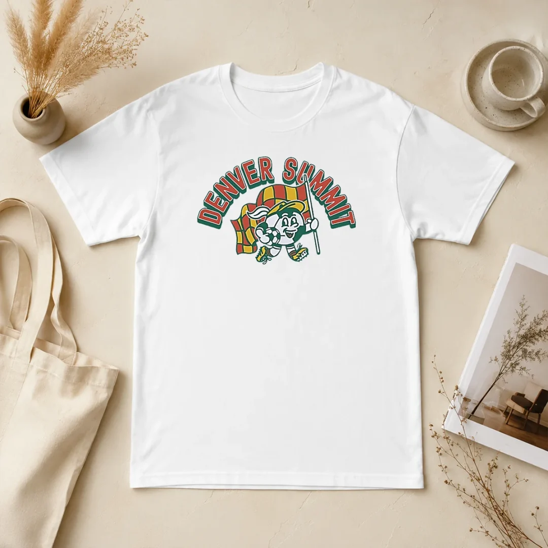 Pretty Denver Summit Mascot Soccer Ball Character t shirt Pretty Denver Summit Mascot Soccer Ball Character