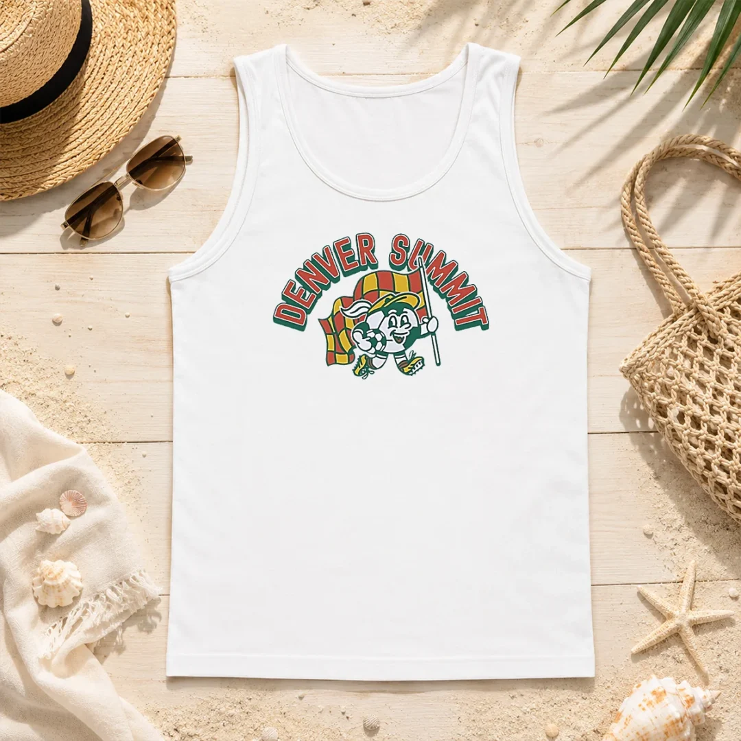 Pretty Denver Summit Mascot Soccer Ball Character Tank Top Pretty Denver Summit Mascot Soccer Ball Character Tank Top