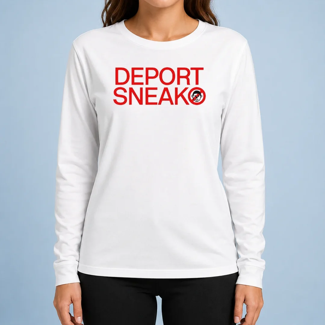 pretty-deport-sneako-logo-long-sleeve-shirt Pretty Deport Sneako Logo Long Sleeve Shirt showing front view with black fabric and white logo