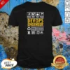 Pretty Devops Engineer Humorous Infographic Icons Knower Of Everything Superhero shirt optimized featuring colorful tech-themed infographic icons on a comfortable cotton tee