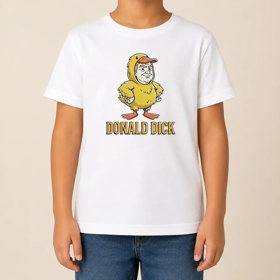 Pretty Donald Dick Parody Kids T Shirt Pretty Donald Dick Parody Kids T-Shirt