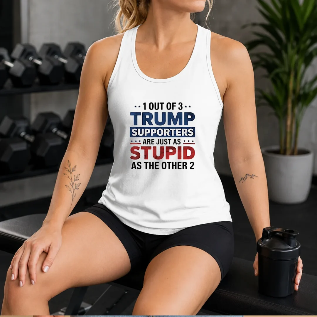pretty-donald-trump-1-out-of-3-supporters-are-just-as-stupid-as-the-other-2-tank-top Pretty Donald Trump 1 Out Of 3 Supporters Are Just As Stupid As The Other 2 Tank Top