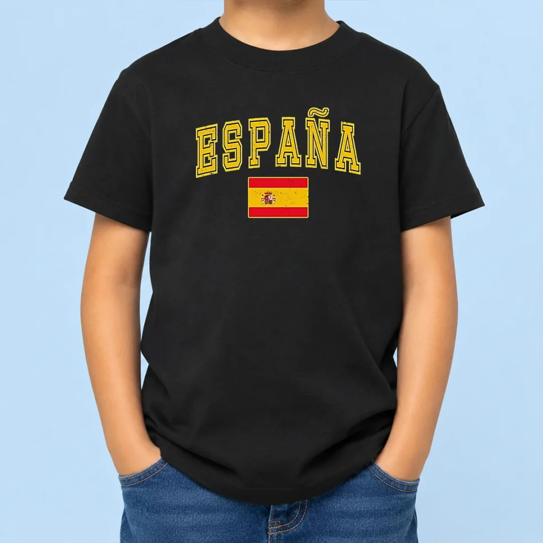 pretty-espana-spain-flag-kids-t-shirt Pretty Espana Spain Flag Kids T-Shirt