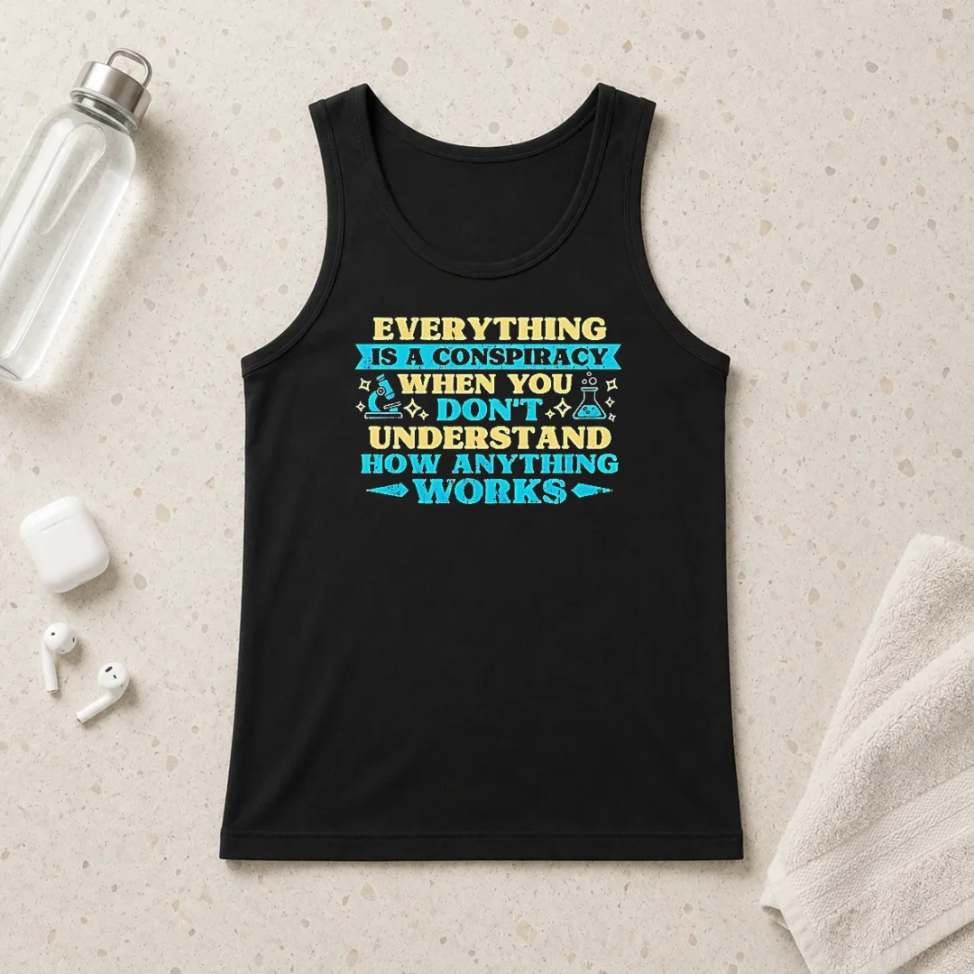 pretty-everything-is-a-conspiracy-when-you-don-t-understand-how-anything-works-tank-top Pretty Everything Is A Conspiracy When You Don'T Understand How Anything Works Tank Top