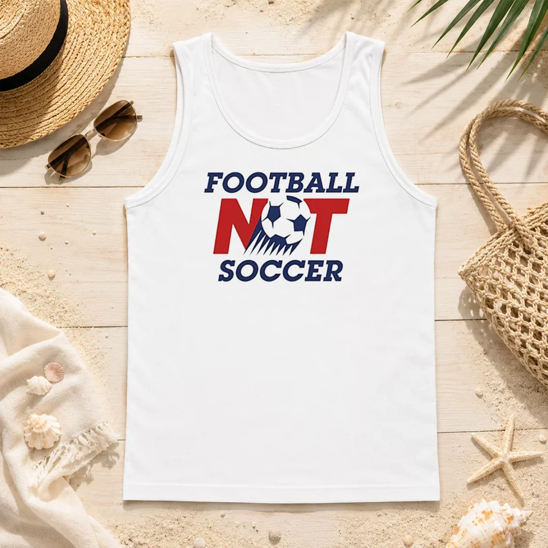Pretty Football Not Soccer Tank Top Pretty Football Not Soccer Tank Top