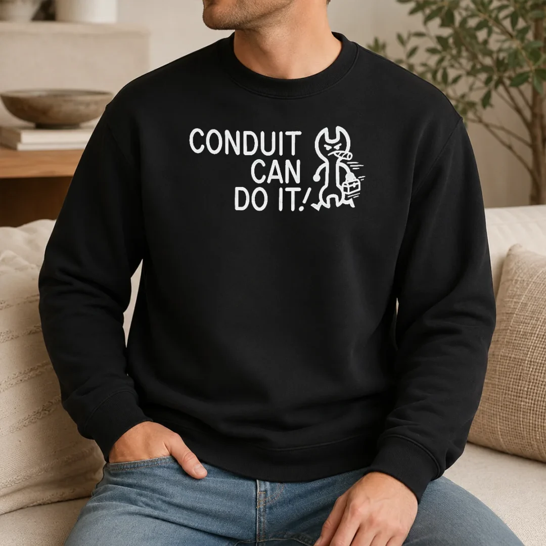 Pretty Funny Conduit Can Do It Sweater Pretty Funny Conduit Can Do It Sweater