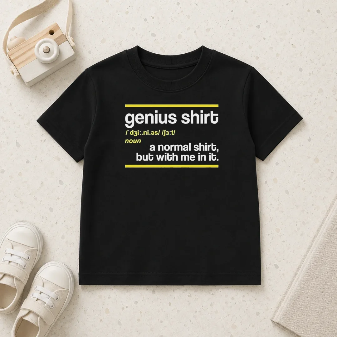 pretty-genius-shirt-a-normal-shirt-but-with-me-in-it-kids-t-shirt Pretty Genius Shirt A Normal Shirt But With Me In It Kids T-Shirt