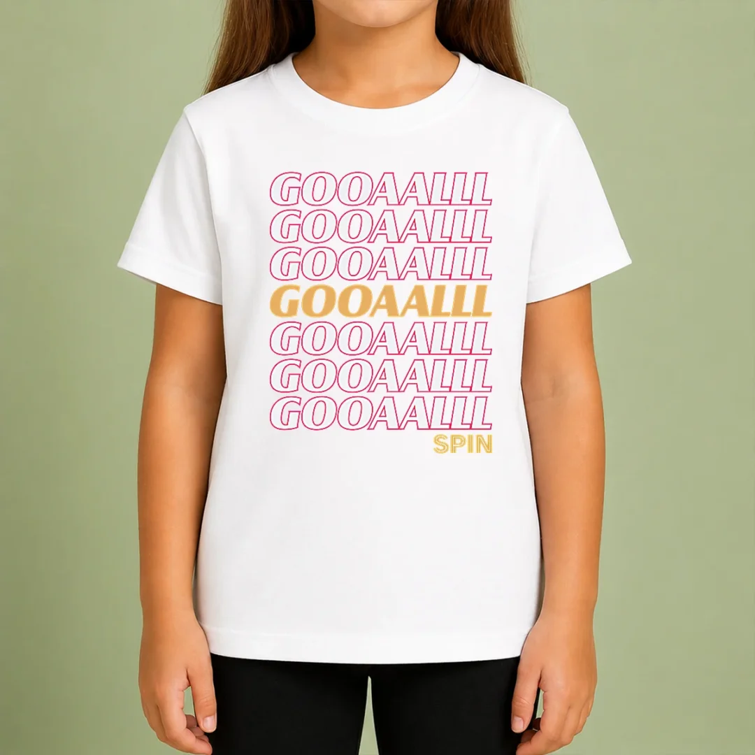 pretty-gooalll-spin-soccer-fan-goal-kids-t-shirt Pretty Gooalll Spin Soccer Fan Goal Kids T-Shirt