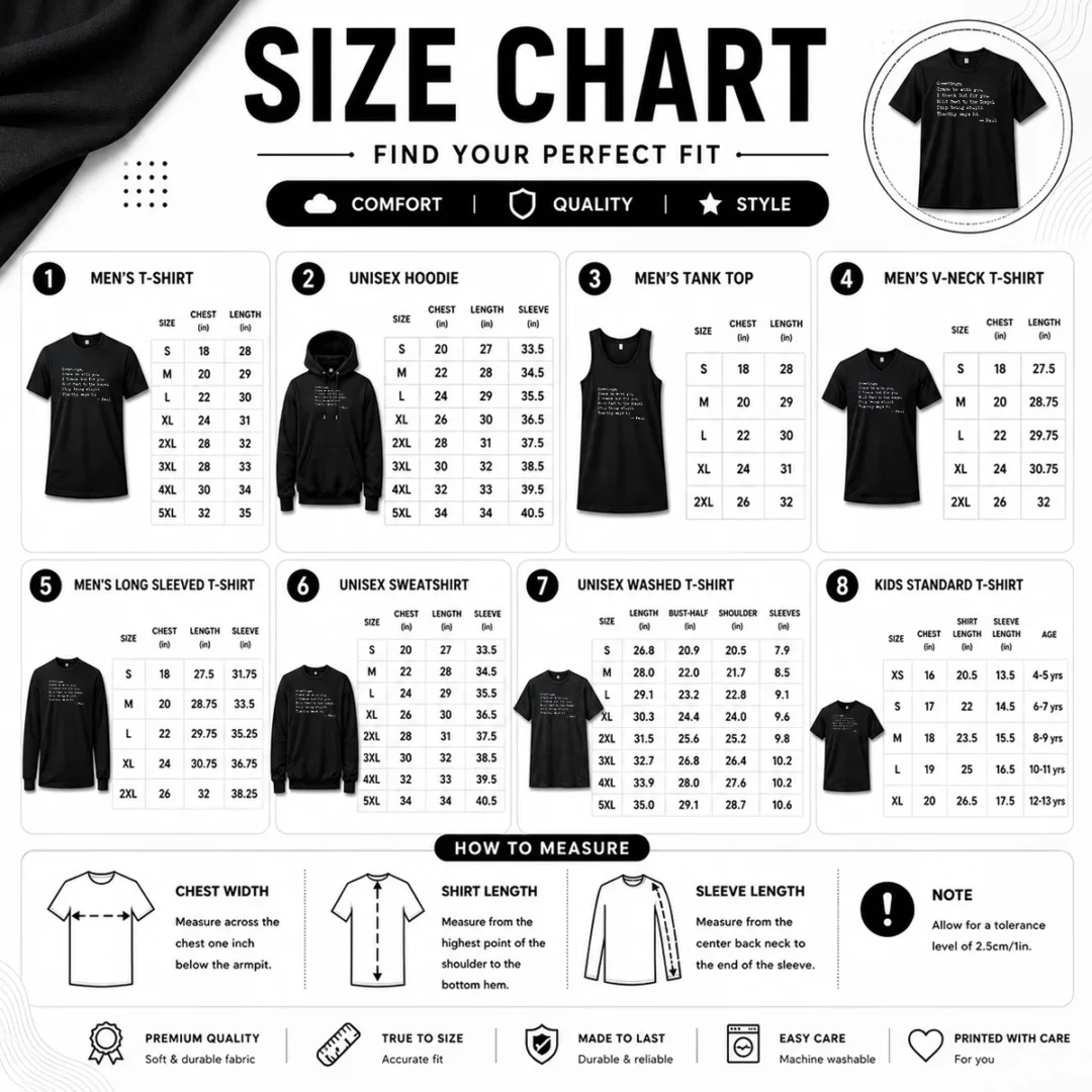 pretty-grace-be-with-you-size-chart Size chart for Pretty Grace Be With You showing garment measurements in inches and cm