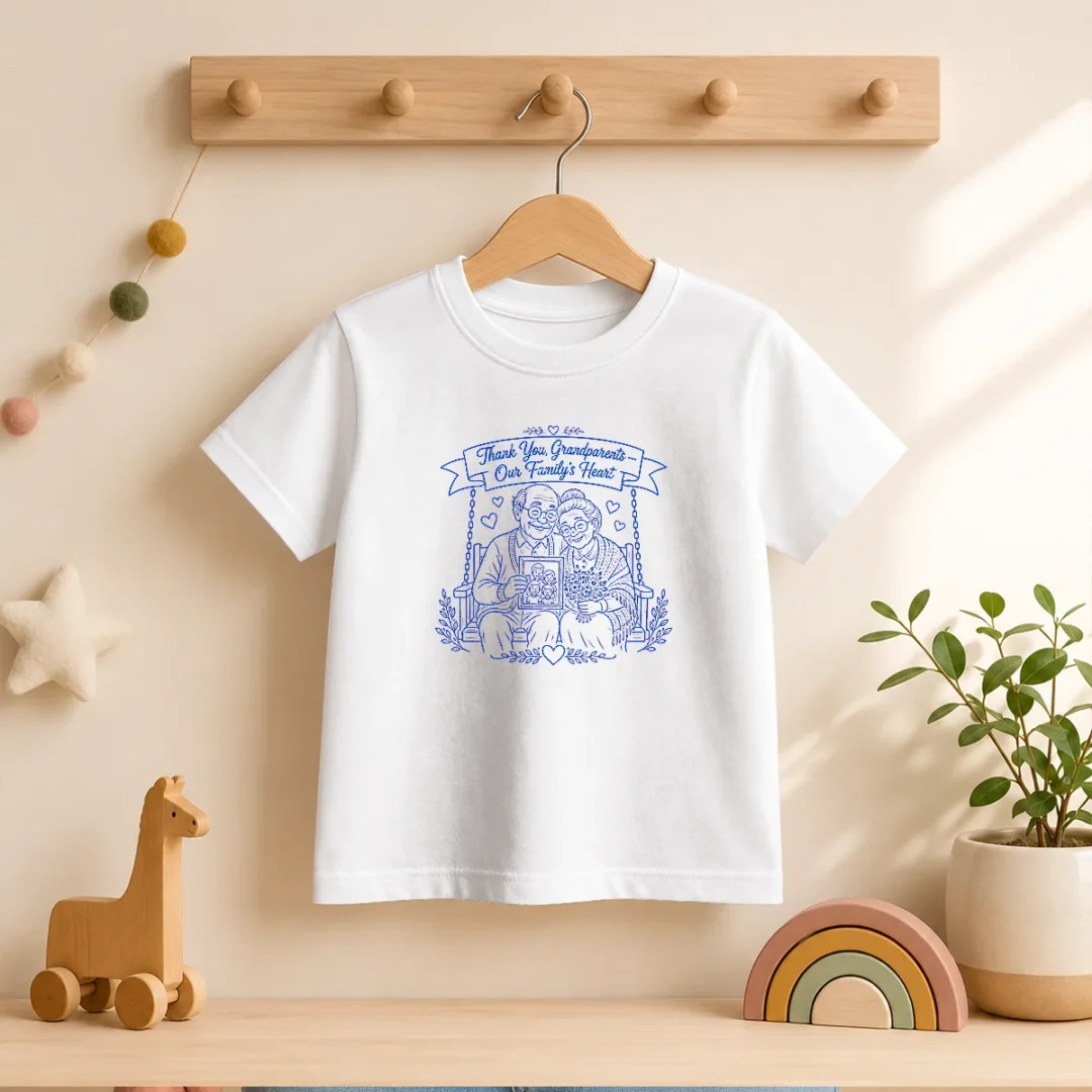 pretty-grandparents-day-gratitude-line-art-family-kids-t-shirt Pretty Grandparents Day Gratitude Line Art Family Kids T-Shirt