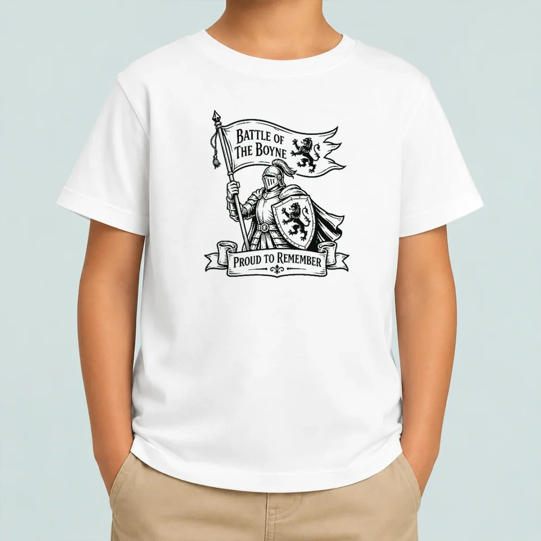 pretty-happy-battle-of-the-boyne-pride-line-art-kids-t-shirt Pretty Happy Battle Of The Boyne Pride Line Art Kids T-Shirt
