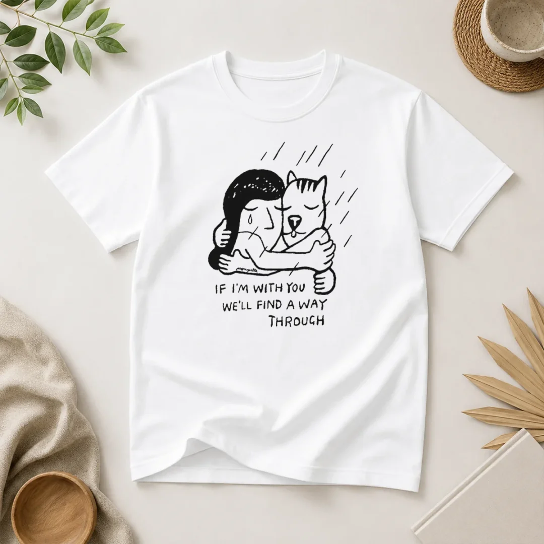 pretty-happy-girl-and-dog-hugging-if-i-am-with-you-we-will-find-a-way-through-t-shirt-1 Pretty Happy Girl And Dog Hugging If I Am With You We Will Find A Way Through