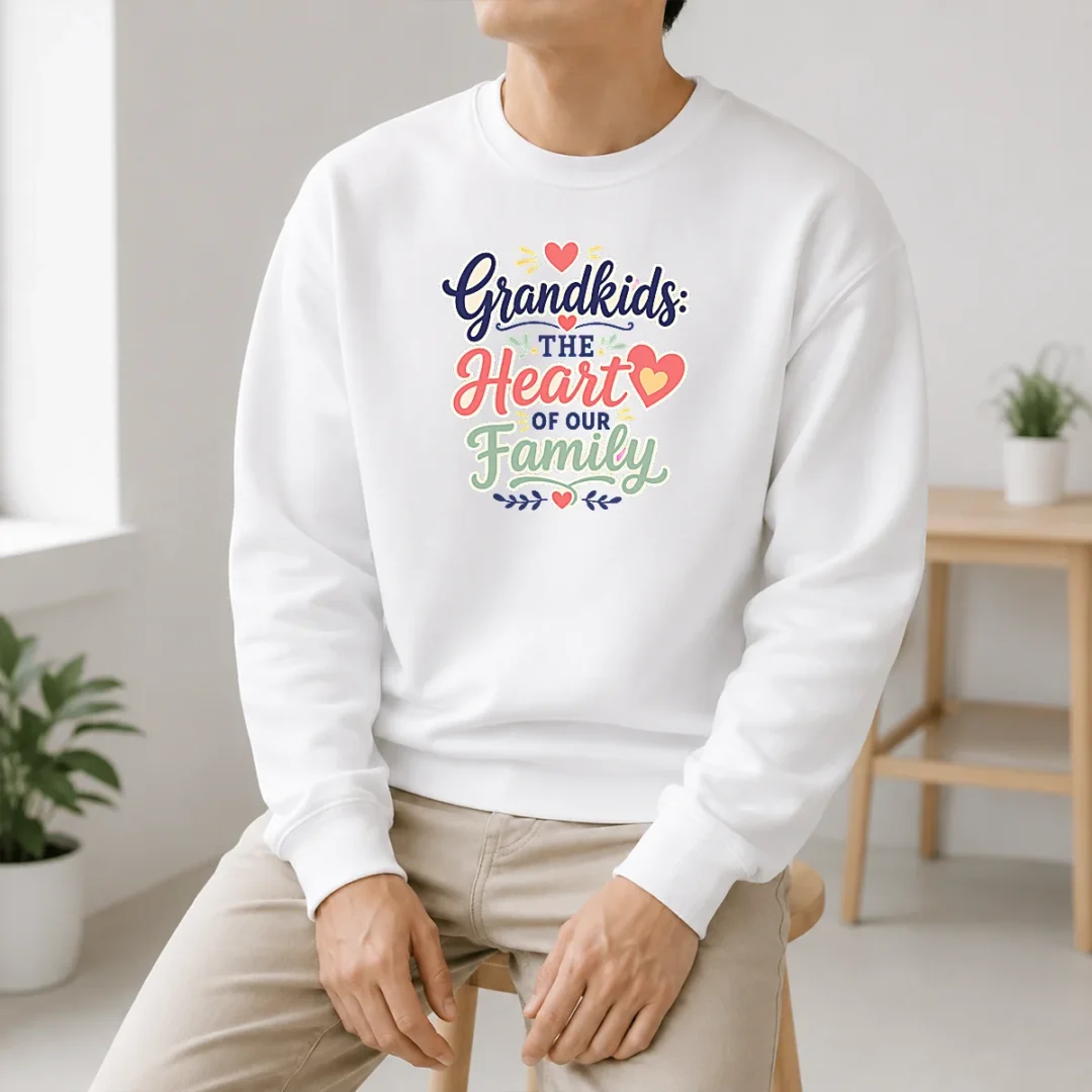 Pretty Heartwarming Grandparents Day Vector Sweater Pretty Heartwarming Grandparents Day Vector Sweater