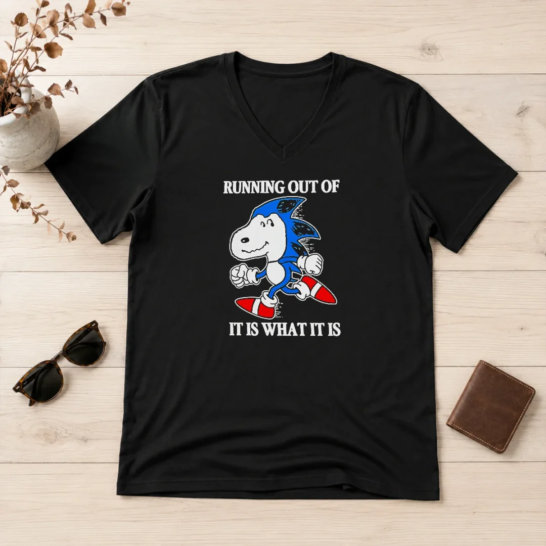 pretty-hedgehog-running-out-of-it-is-what-it-is-v-neck-shirt Pretty Hedgehog Running Out Of It Is What It Is V-Neck Shirt