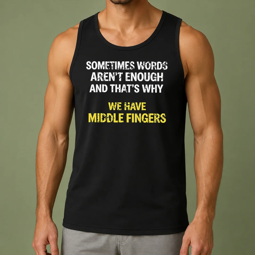 pretty-hot-that-s-why-we-have-middle-finger-tank-top Pretty Hot That'S Why We Have Middle Finger Tank Top