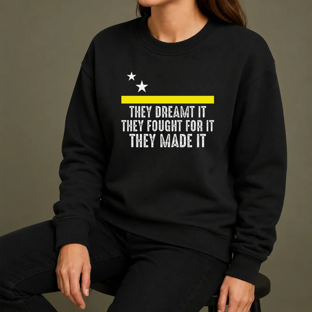 Pretty Hot Uracao Flag They Dreamed It Fought For It Sweater Pretty Hot Uracao Flag They Dreamed It Fought For It Sweater