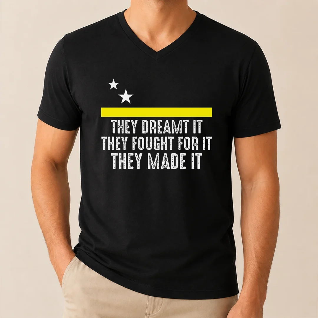 Pretty Hot Uracao Flag They Dreamed It Fought For It V Neck Shirt Pretty Hot Uracao Flag They Dreamed It Fought For It V Neck Shirt featuring a comfortable women's fitted design with vibrant flag print