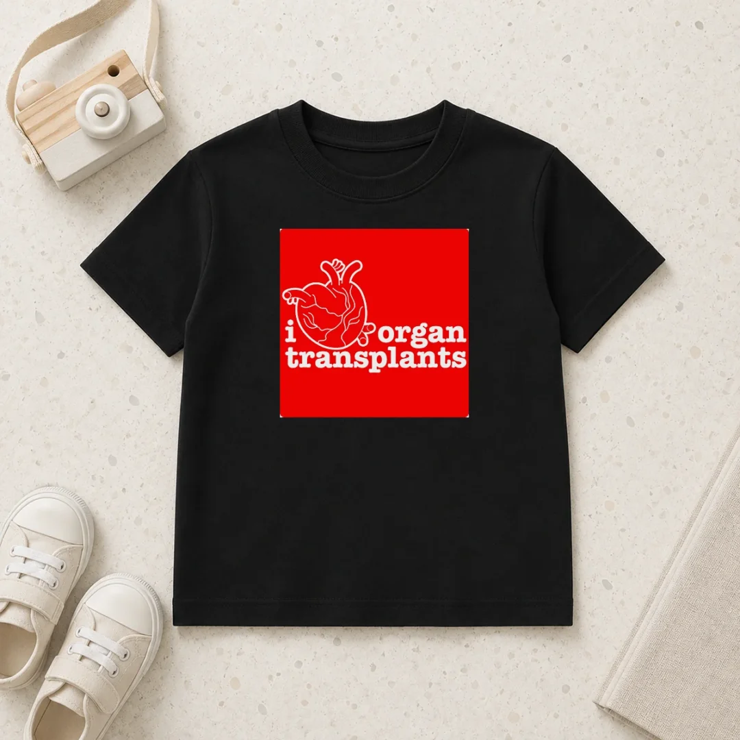 pretty-i-heart-organ-transplants-transplant-awareness-kids-t-shirt Pretty I Heart Organ Transplants Transplant Awareness kids t shirt with colorful heart design on white fabric