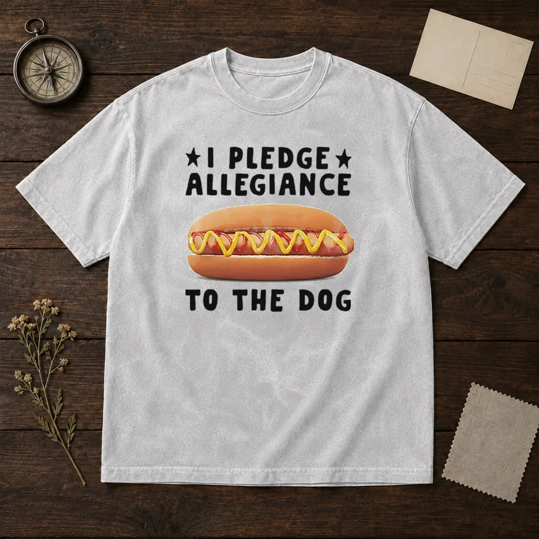 pretty-i-pledge-allegiance-to-the-dog-hot-dog-sandwich-washed-t-shirt Pretty I Pledge Allegiance To The Dog Hot Dog Sandwich Washed T-Shirt