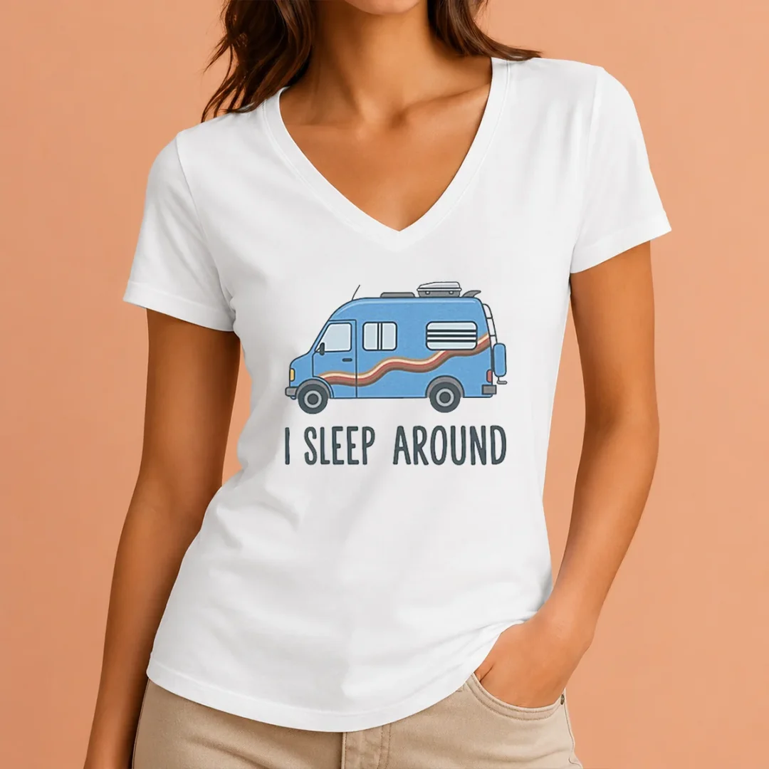 pretty-i-sleep-around-tyler-genocchio-v-neck-shirt Pretty I Sleep Around Tyler Genocchio V-Neck Shirt