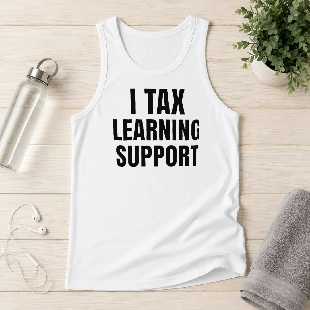 pretty-i-tax-learning-support-tank-top Pretty I Tax Learning Support Tank Top