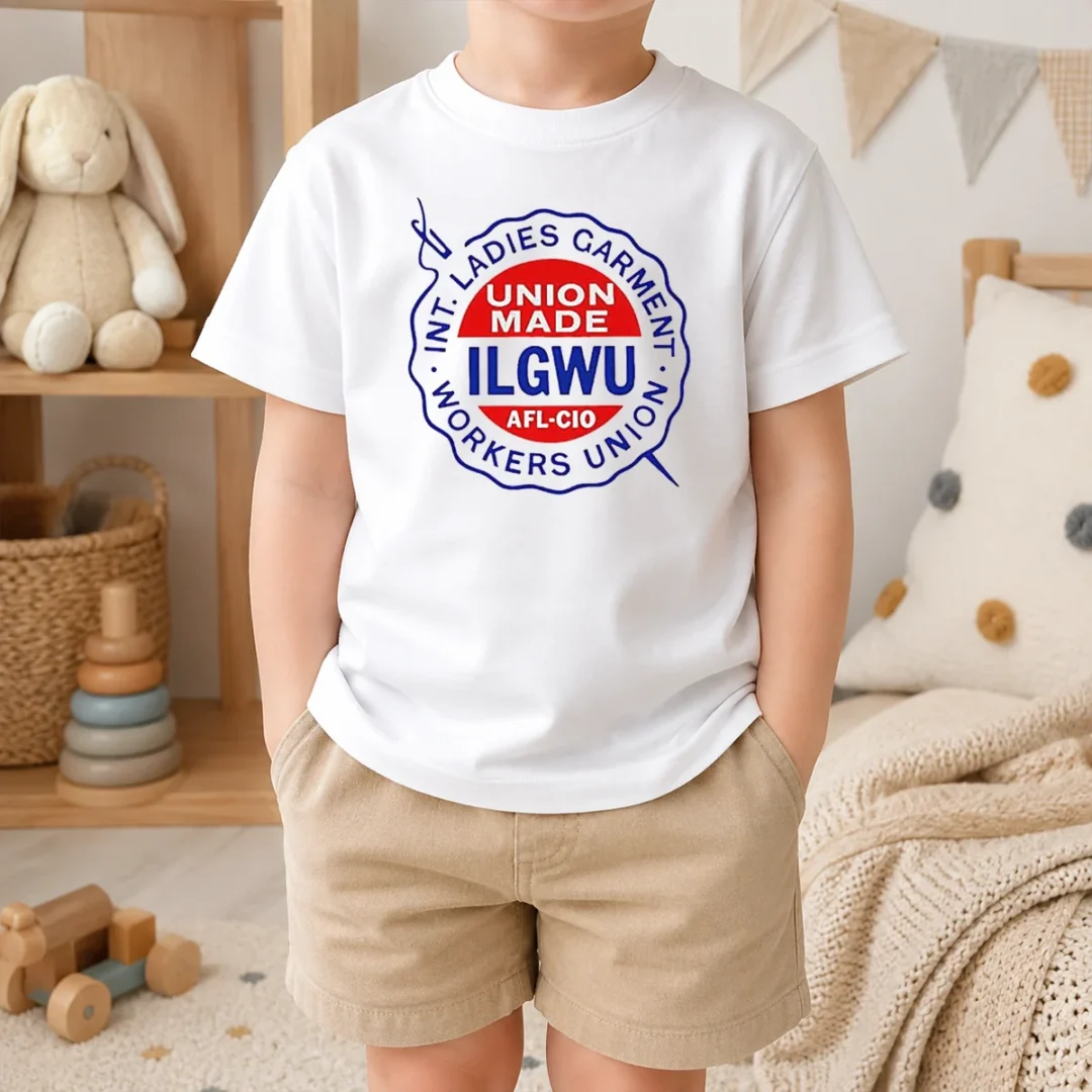 Pretty International Ladies Garment Workers Union ILGWU Union Made Afl Cio Kids T Shirt Pretty International Ladies Garment Workers Union ILGWU Union Made Afl Cio Kids T-Shirt