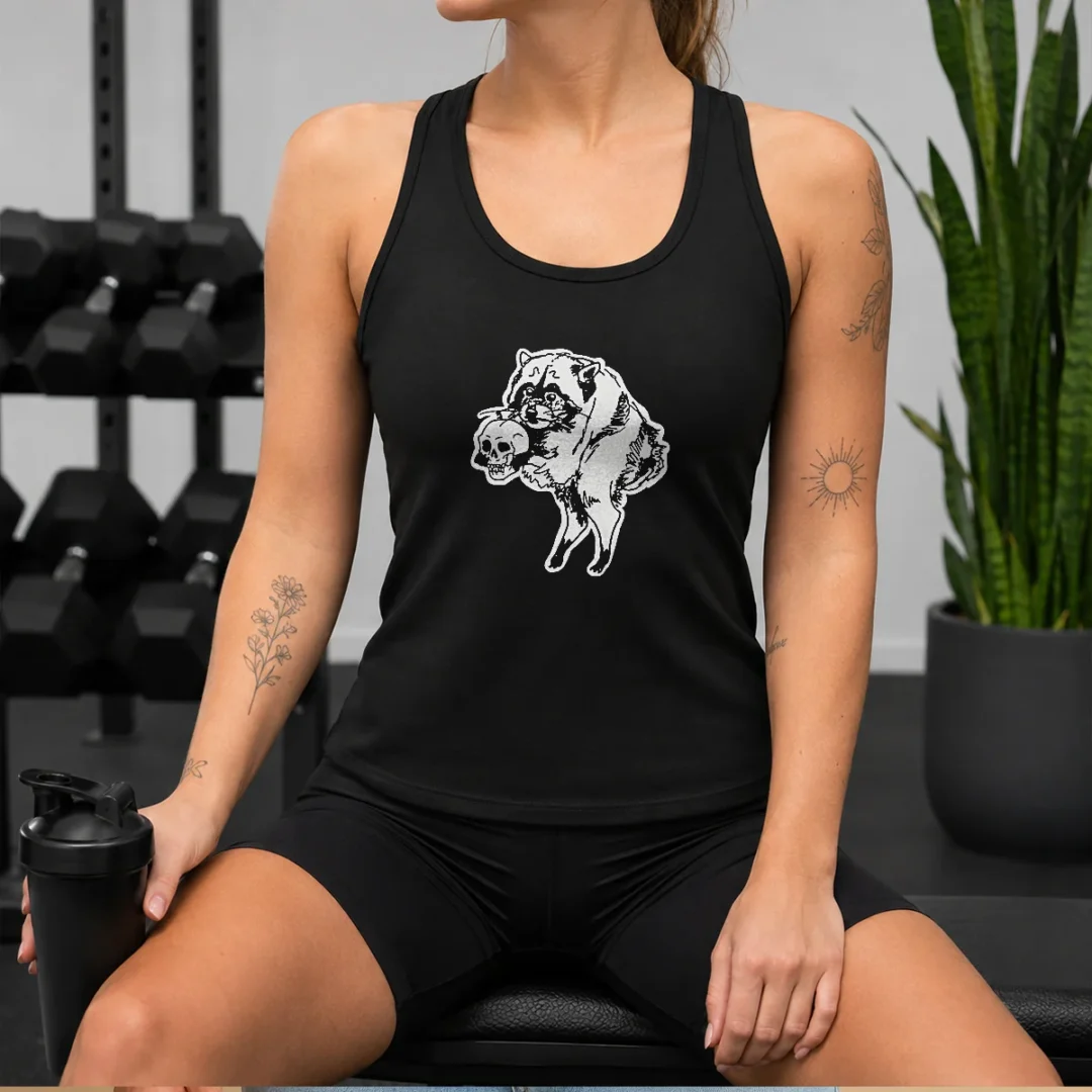 pretty-jimothy-raccoon-holding-skull-seattle-finest-ballard-legend-cute-trash-panda-tank-top Pretty Jimothy Raccoon Holding Skull Seattle Finest Ballard Legend Cute Trash Panda Tank Top