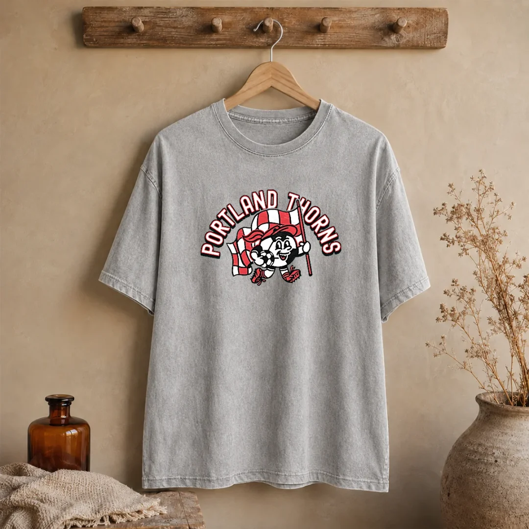 pretty-kid-s-portland-thorns-soccer-player-red-washed-t-shirt Pretty Kid'S Portland Thorns Soccer Player Red Washed T-Shirt