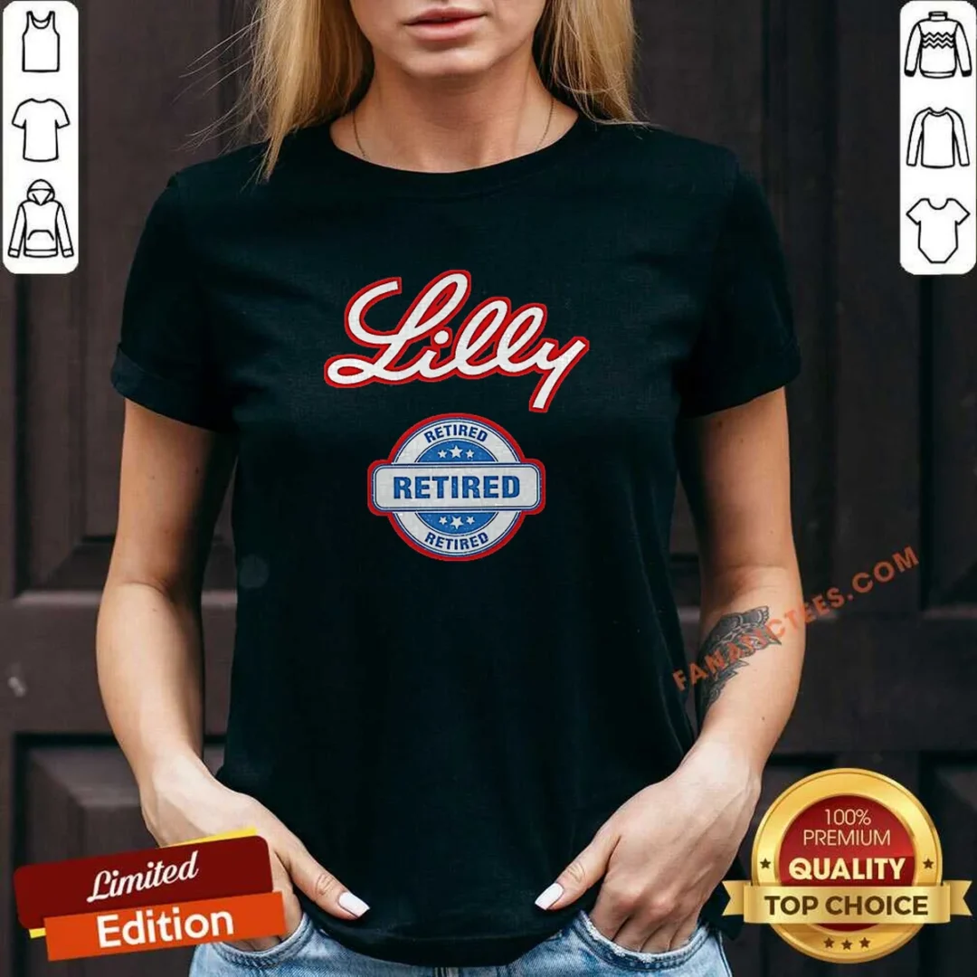 pretty-lilly-retired-v-neck-shirt Pretty Lilly Retired V-Neck Shirt