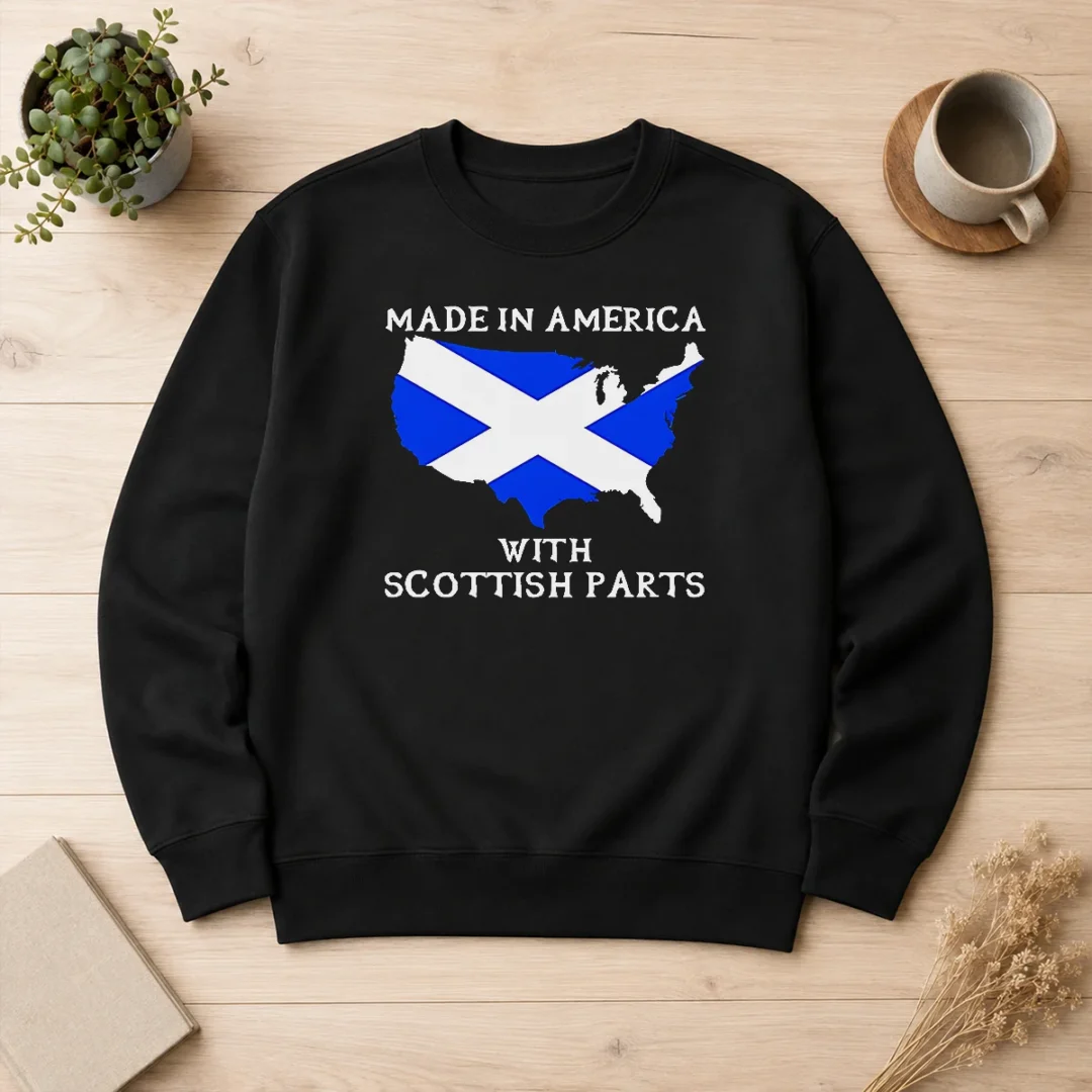 pretty-made-in-america-with-scottish-parts-united-states-of-america-scotland-heritage-sweater Pretty Made In America With Scottish Parts United States Of America Scotland Heritage Sweater