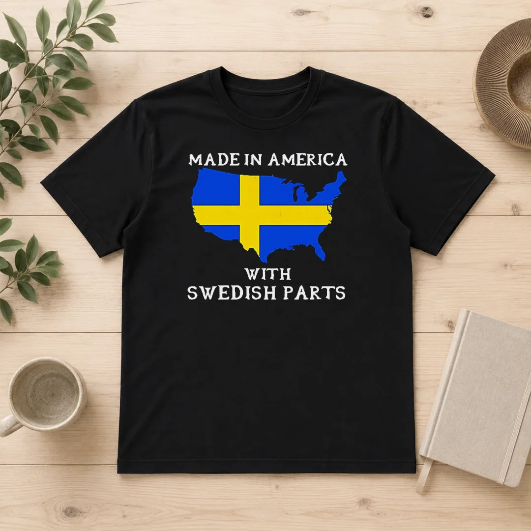 pretty-made-in-america-with-swedish-parts-map-of-united-states-flag-t-shirt-1 Pretty Made In America With Swedish Parts Map Of United States Flag