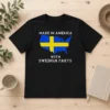 Pretty Made In America With Swedish Parts Map Of United States Flag