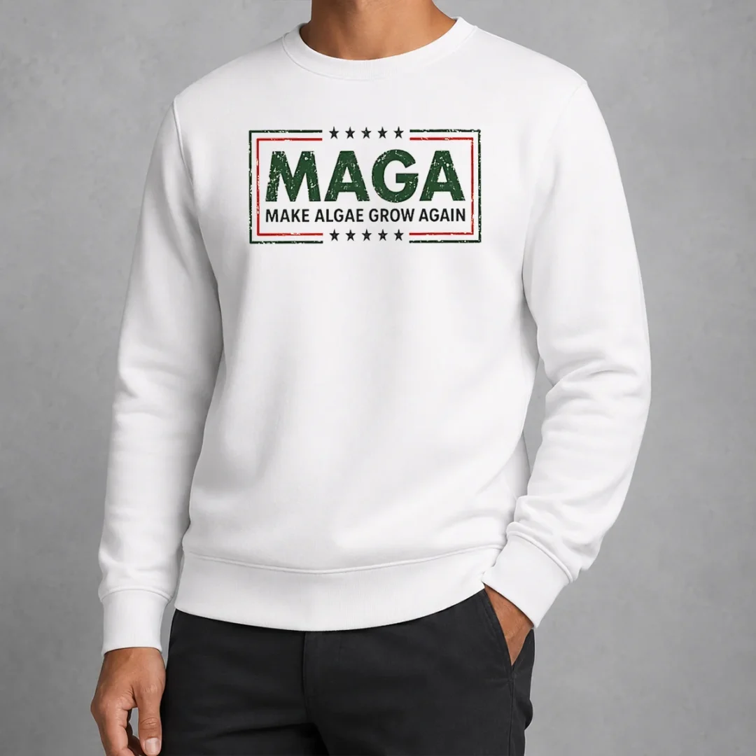 pretty-maga-make-algae-grow-again-political-parody-meme-team-algae-2026-sweater Pretty MAGA Make Algae Grow Again Political Parody Meme Team Algae 2026 Sweater