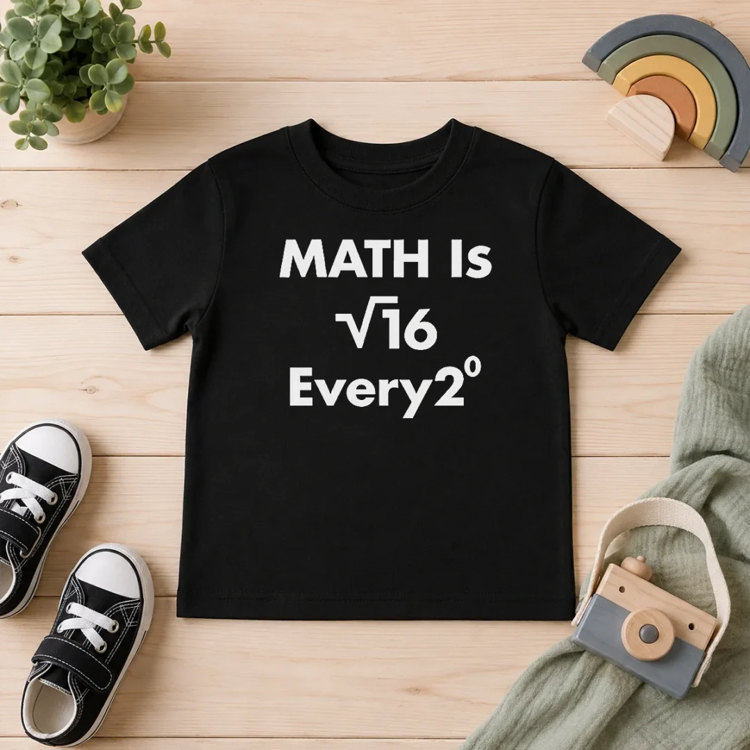 pretty-math-is-square-root-of-16-every-degree-kids-t-shirt Pretty Math Is Square Root Of 16 Every Degree Kids T-Shirt