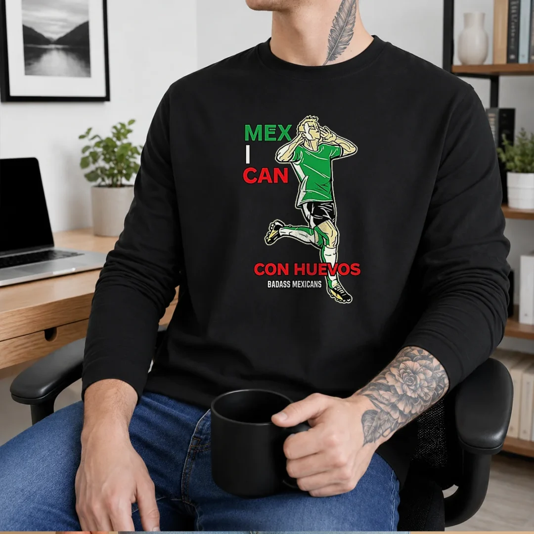 pretty-mexican-con-huevos-badass-mexicans-mexico-soccer-long-sleeve-shirt Pretty Mexican Con Huevos Badass Mexicans Mexico Soccer Long Sleeve Shirt