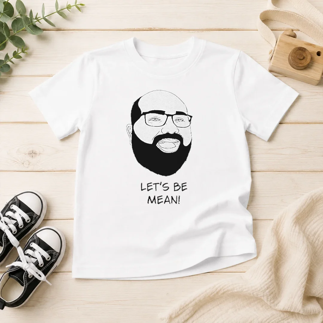 pretty-michael-stevens-lets-be-mean-vsauce-youtube-kids-t-shirt Pretty Michael Stevens Lets Be Mean Vsauce Youtube Kids T Shirt in bright blue, short-sleeve cotton tee for children