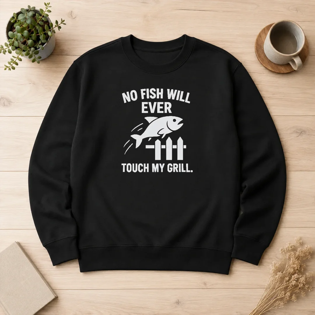 pretty-no-fish-will-ever-touch-my-grill-grilling-sweater Pretty No Fish Will Ever Touch My Grill Grilling Sweater