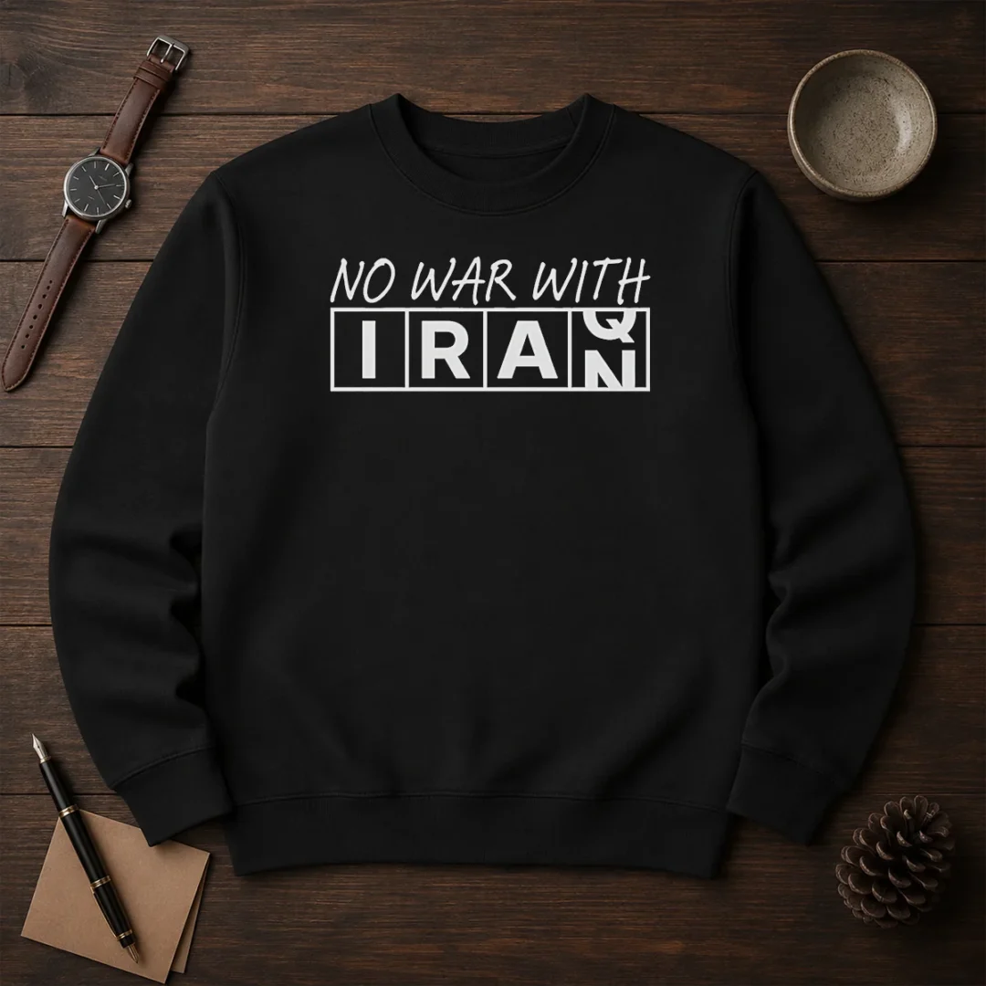 pretty-no-war-with-iran-political-protest-anti-war-sweater Pretty No War With Iran Political Protest Anti War Sweater