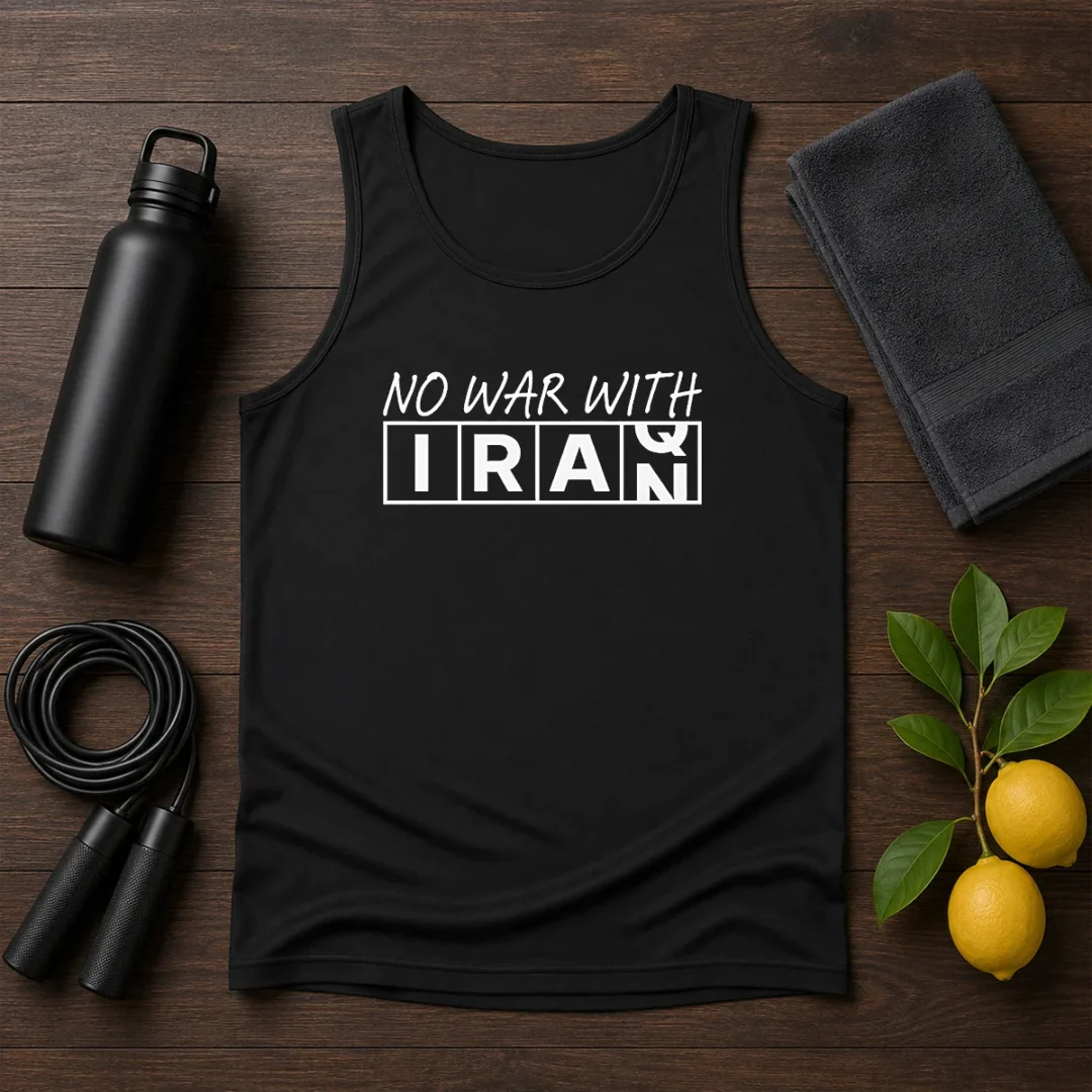pretty-no-war-with-iran-political-protest-anti-war-tank-top Pretty No War With Iran Political Protest Anti War Tank Top
