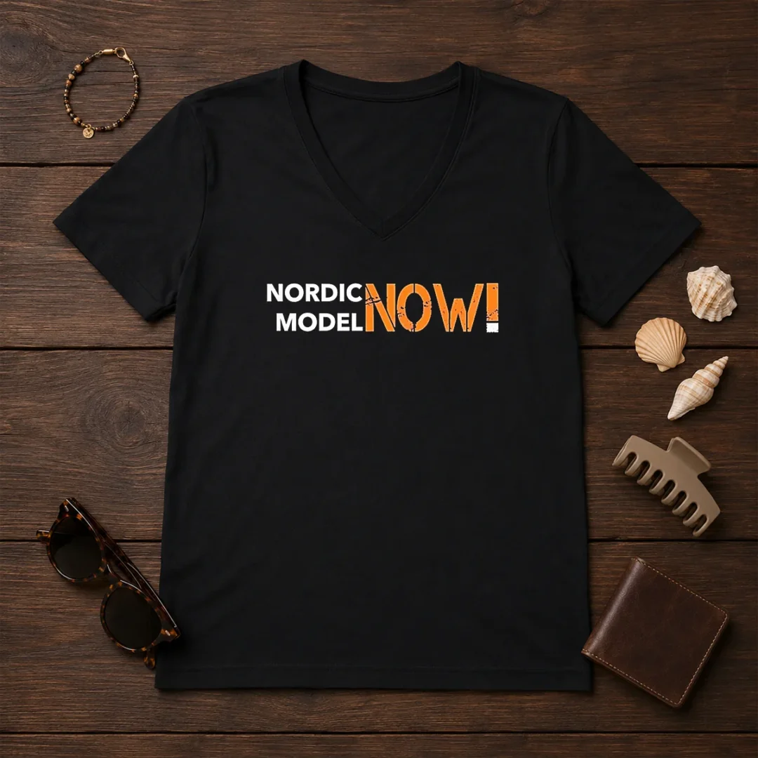 pretty-nordic-model-now-v-neck-shirt Pretty Nordic Model Now V-Neck Shirt