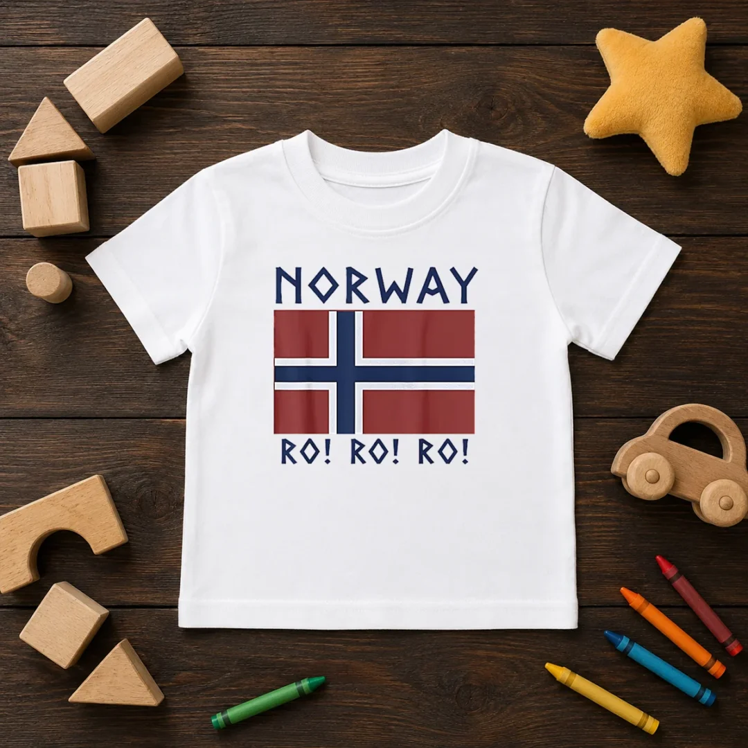 pretty-norway-round-of-16-fifa-world-cup-2026-ro-ro-ro-flag-kids-t-shirt Pretty Norway Round Of 16 FIFA World Cup 2026 Ro Ro Ro Flag Kids T-Shirt