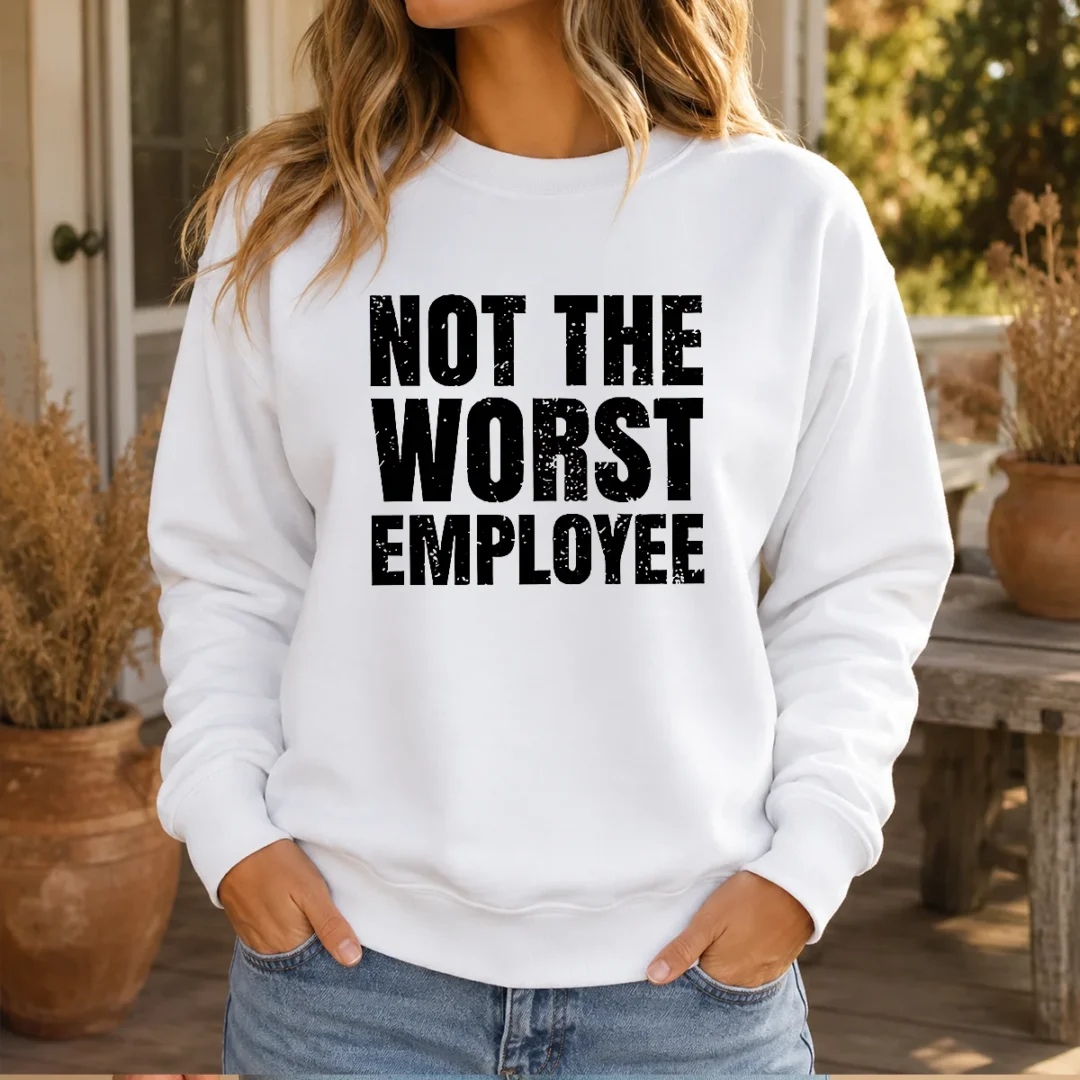 pretty-not-the-worst-employee-geek-sweater Pretty Not The Worst Employee Geek Sweater