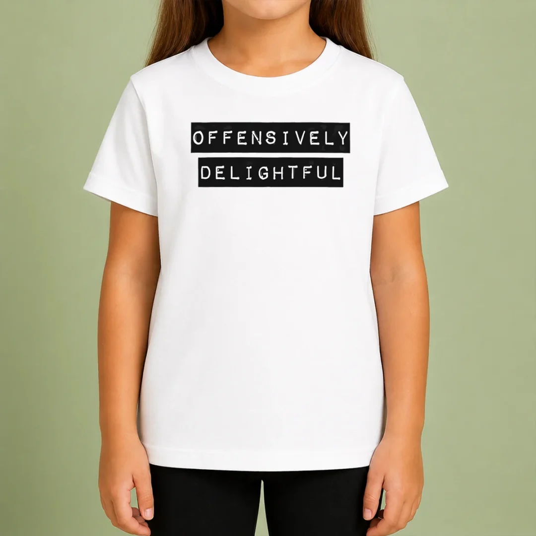 pretty-offensively-delightful-kids-t-shirt Pretty Offensively Delightful Kids T-Shirt