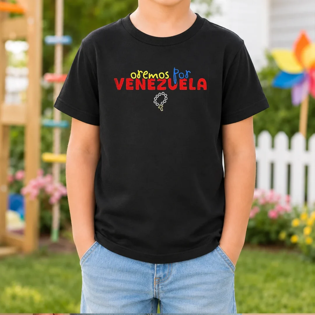pretty-oremos-por-venezuela-religious-rosary-kids-t-shirt Pretty Oremos Por Venezuela Religious Rosary Kids T-Shirt