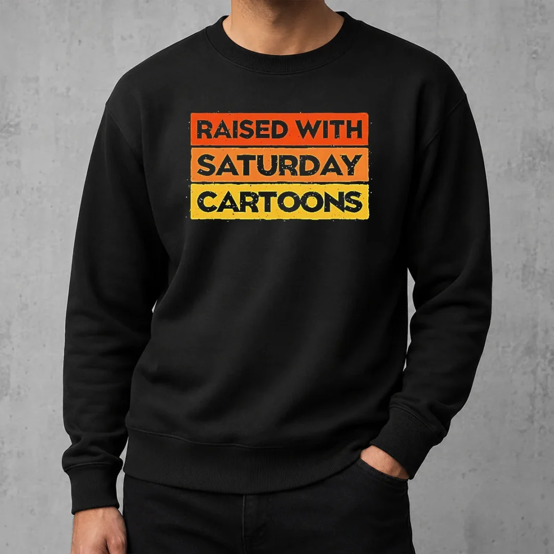 pretty-raised-with-saturday-cartoons-retro-90s-sweater Pretty Raised With Saturday Cartoons Retro 90s Sweater