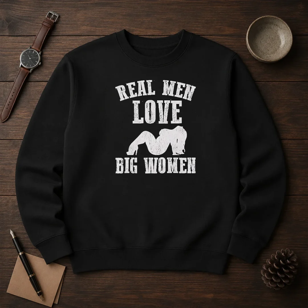 pretty-real-men-love-big-women-distressed-slogan-sweater-2 Pretty Real Men Love Big Women Distressed Slogan Sweater