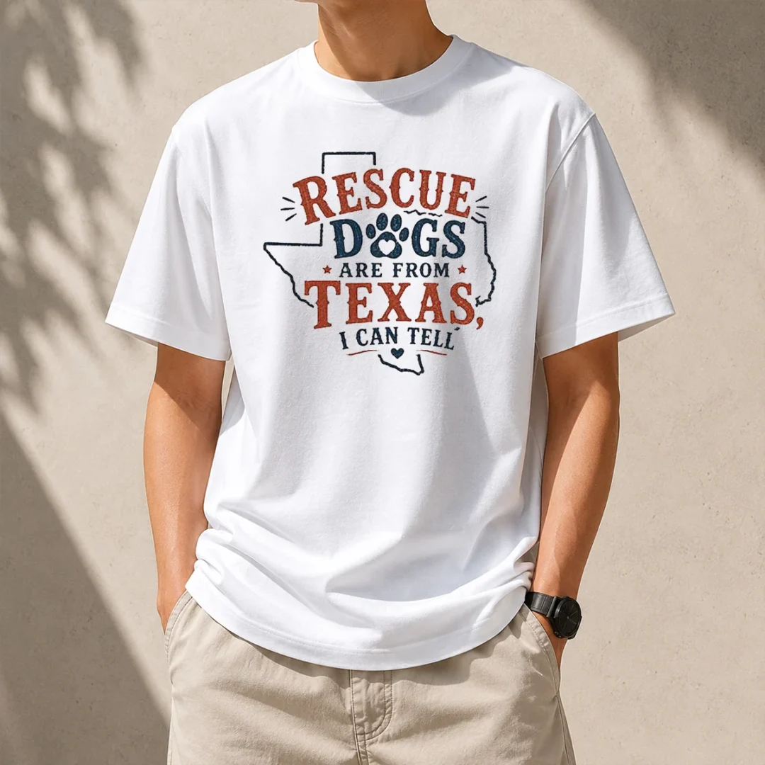 pretty-rescue-dogs-are-from-texas-i-can-tell-t-shirt Pretty Rescue Dogs Are From Texas I Can Tell