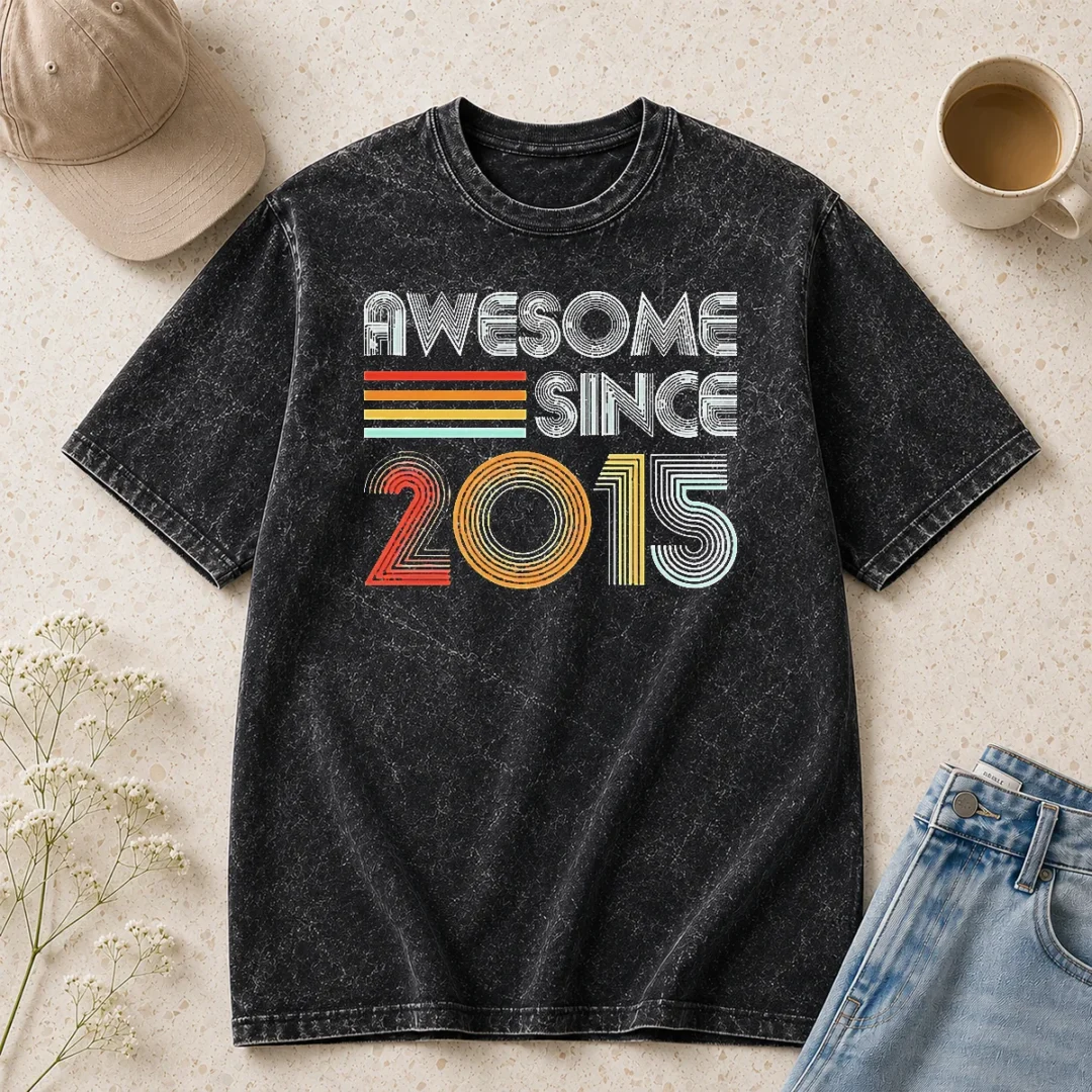 pretty-since-2015-vintage-washed-t-shirt Pretty Since 2015 Vintage Washed T-Shirt