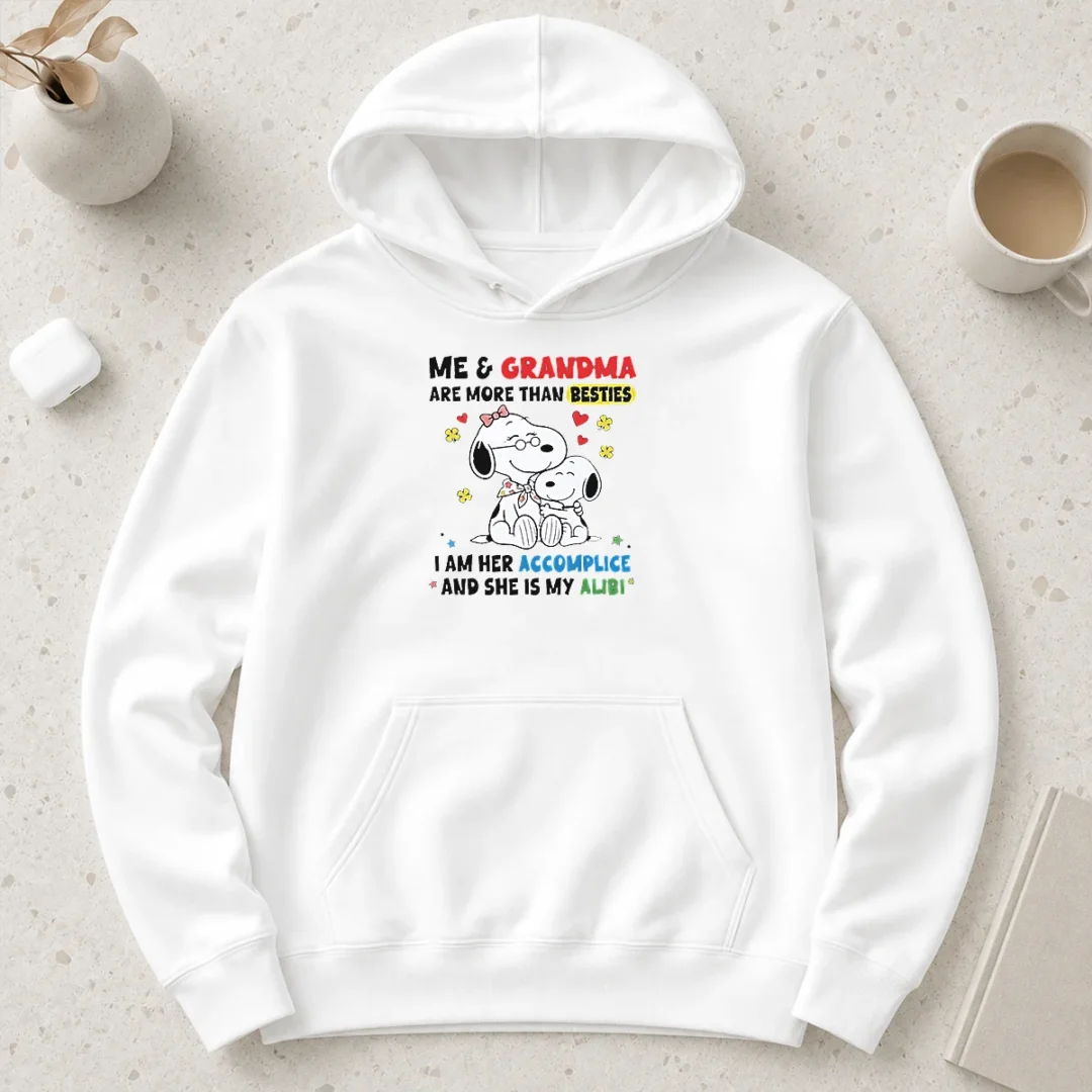 pretty-snoopy-grandma-me-and-are-more-than-besties-i-am-her-accomplice-she-is-my-alibi-hoodie Pretty Snoopy Grandma Me And Are More Than Besties I Am Her Accomplice She Is My Alibi Hoodie